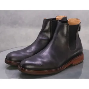 Clarks Clarkdale Gobi $150 Men's Chelsea Boots Size 8 M Leather Black
