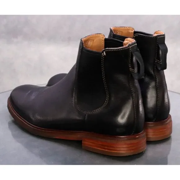 Clarks Clarkdale Gobi $150 Men's Chelsea Boots Size 8 M Leather Black