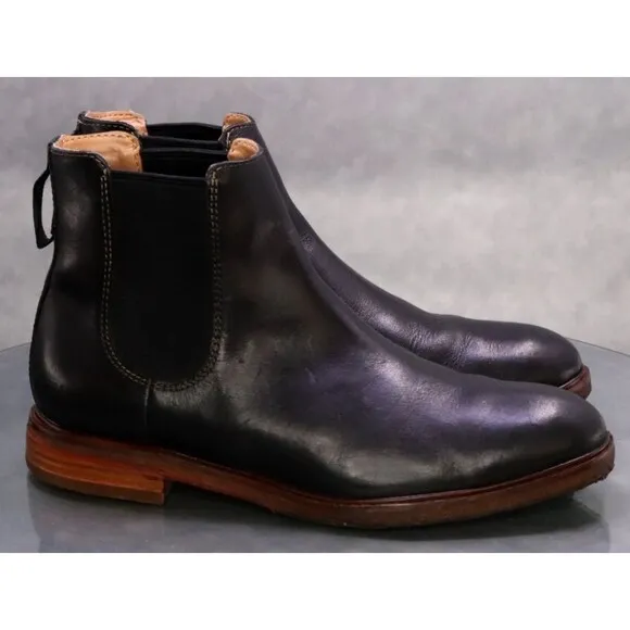Clarks Clarkdale Gobi $150 Men's Chelsea Boots Size 8 M Leather Black