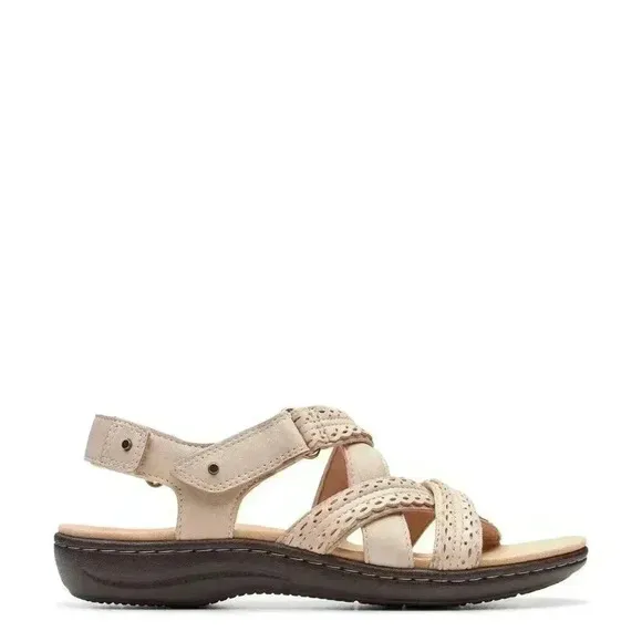 Clarks Collection Leather Sandals Laurieann Rena Tan Sand 11