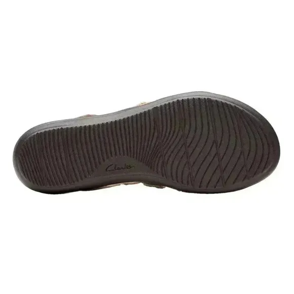 Clarks Collection Leather Sandals Laurieann Rena Tan Sand 11