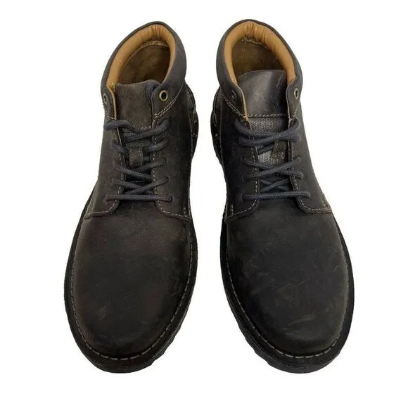 Clarks Collection NWOB Brown Leather Chukka Boots Mens Size 8.5M Ortholite