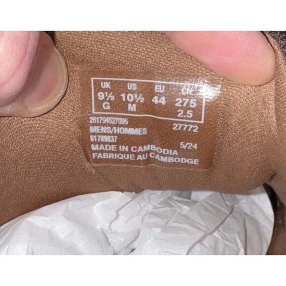 Clarks Motion Trek EZ Mens Leather Casual Slip On Sneakers Shoes Size 10.5 Brown