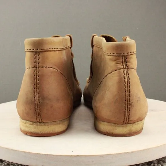 Clarks Originals Wallabee Chukka Boots Mens 11.5 Maple Suede Tan Gum Soles
