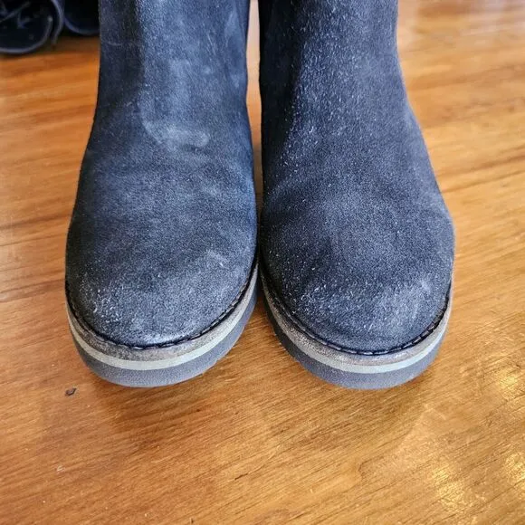 Cole Haan Booties Women’s 7B Shoe Black Johanna Wedge Chelsea Ankle Waterproof