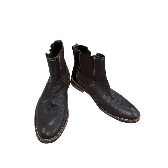 Cole Haan men’s brown leather ankle boots size 10M SKU 3821