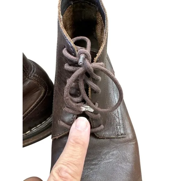 Cole Haan Mens Brown Leather Chukka Boots Size 11M