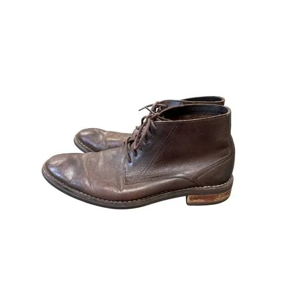 Cole Haan Mens Brown Leather Chukka Boots Size 11M