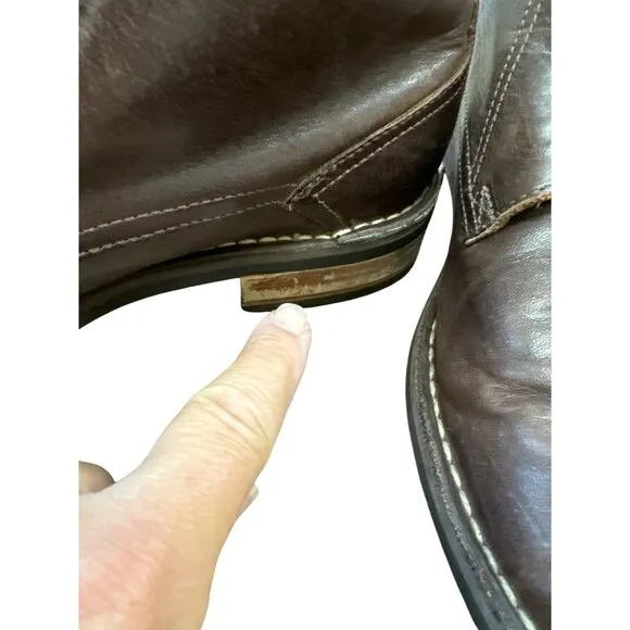 Cole Haan Mens Brown Leather Chukka Boots Size 11M