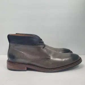 Cole Haan Men's Grey Burnished Leather Chukka Ankle Boots C23862 US Size 11M
