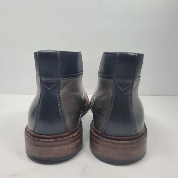 Cole Haan Men's Grey Burnished Leather Chukka Ankle Boots C23862 US Size 11M
