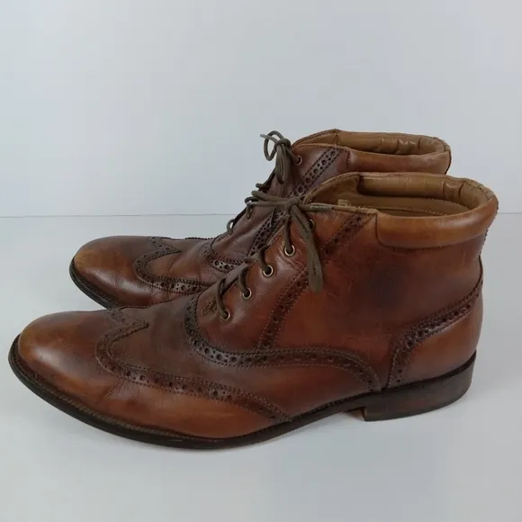 Cole Haan Mens Polisander Williams Wingtip Brown Chukka Boot II C20286 Size 11