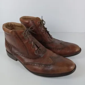 Cole Haan Mens Polisander Williams Wingtip Brown Chukka Boot II C20286 Size 11