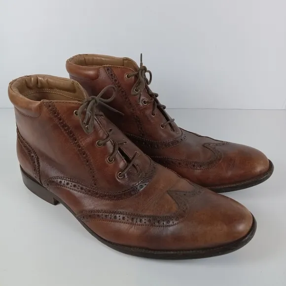 Cole Haan Mens Polisander Williams Wingtip Brown Chukka Boot II C20286 Size 11