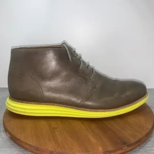 Cole Haan Men's Size 13 M Zerogrand Grand.Os Chukka Boots Brown/Yellow C20319