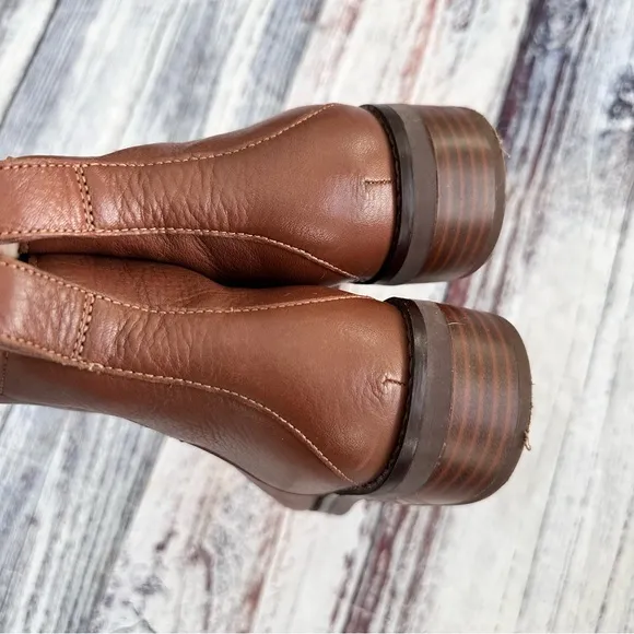 Cole Haan “River” Brown Leather Chelsea Ankle Boots