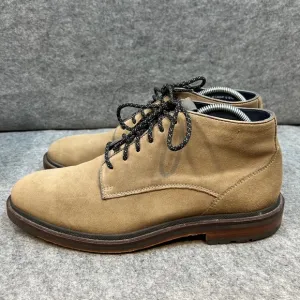 Cole Haan Suede Leather Chukka Boots Dress Casual Ankle Boots Beige Men's 8