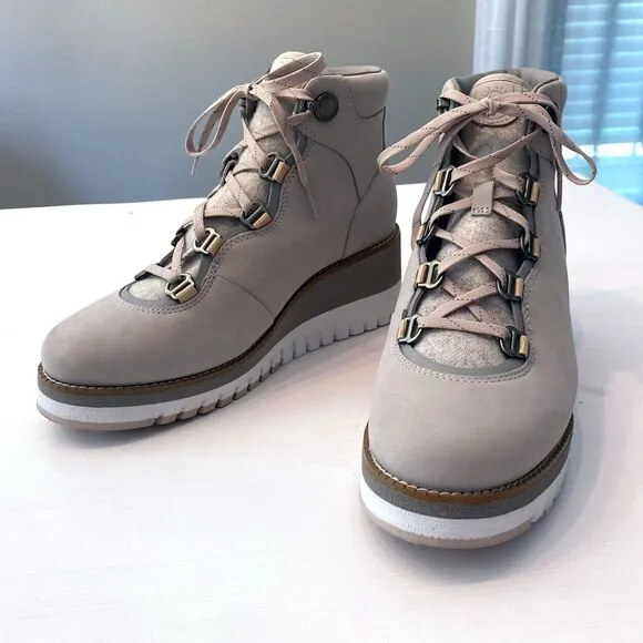 Cole Haan‎ Women's GrandexplØre Waterproof Wedge Hiker Boots Size 8 B