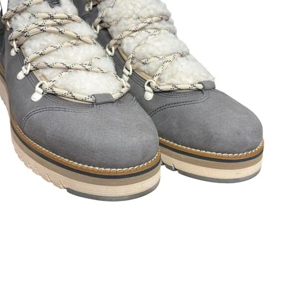 Cole Haan ZeroGrand Explore Upstate Waterproof Shearling Hiking Boots Size 11B
