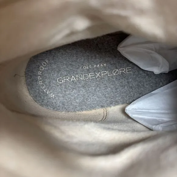 Cole Haan ZeroGrand Explore Upstate Waterproof Shearling Hiking Boots Size 11B