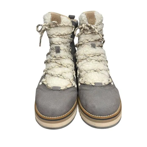 Cole Haan ZeroGrand Explore Upstate Waterproof Shearling Hiking Boots Size 11B