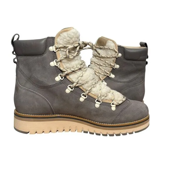Cole Haan ZeroGrand Explore Upstate Waterproof Shearling Hiking Boots Size 11B