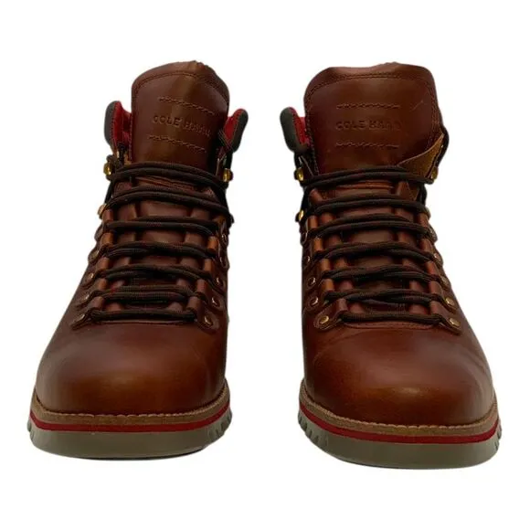Cole Haan ZeroGrand Hiker Waterproof Boots British Tan Leather US Men's 9W