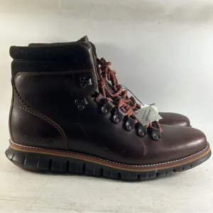 Cole Haan Zerogrand Hiker Mens Leather Waterproof Boots Brown Size 9.5 M