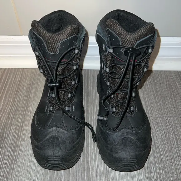 Columbia Black Bugaboot 2 Youth Waterproof Boots