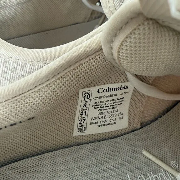 Columbia Castback PFG Sneakers Women's 10 Beige Low-Top Running Shoes BL5879-278
