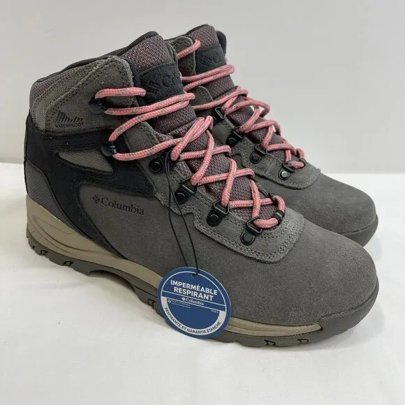 Columbia Hiking Boots Women's 9.5 Newton Ridge Plus Waterproof Amped BL4552-008