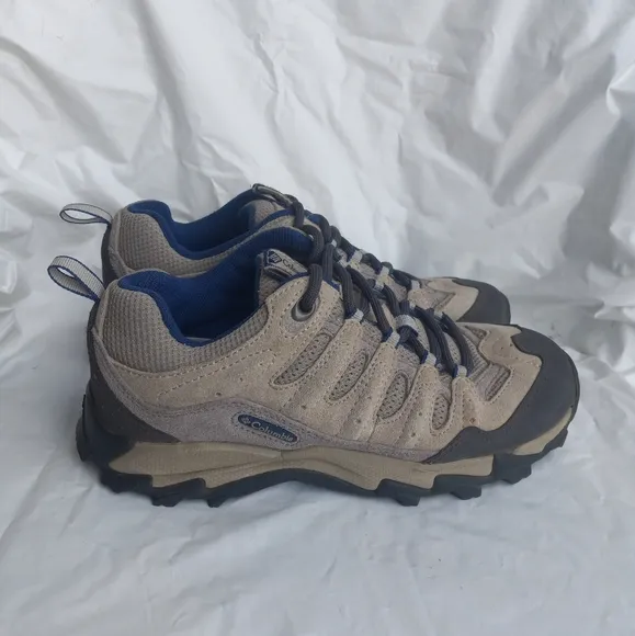 Columbia Hiking Trail Shoes TIGERTOOTH Size 7 Men Lace Up Brown Style #BL3177