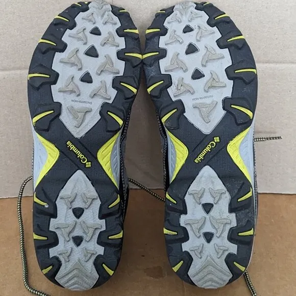 Columbia Men's Techlite Trailhawk Omni Grip Hiking Shoes Size 10.5 Black/Gray