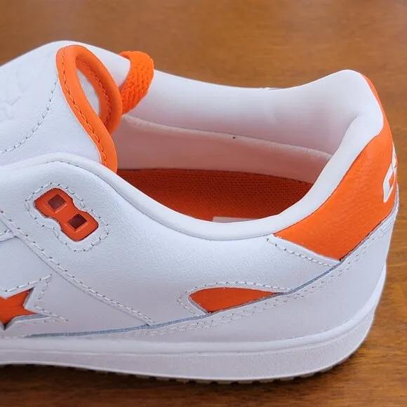 Converse Alexis Sablone AS-1 Pro Ox Leather Skate Shoes A08130C White/Orange 8.5