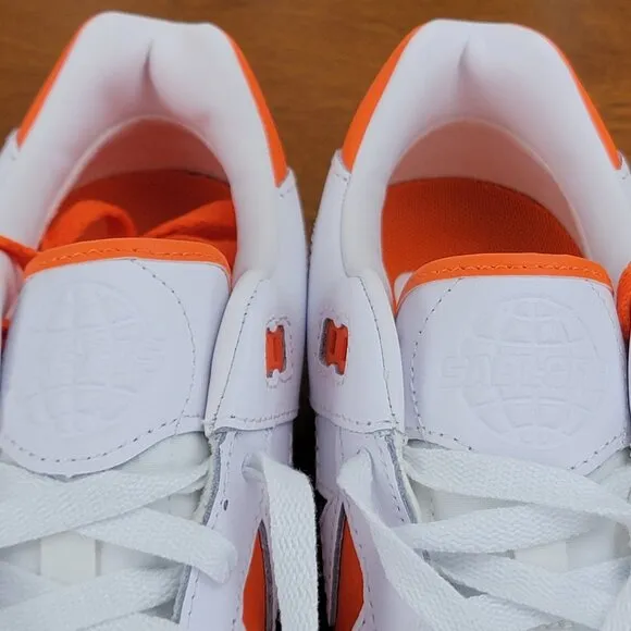 Converse Alexis Sablone AS-1 Pro Ox Leather Skate Shoes A08130C White/Orange 8.5