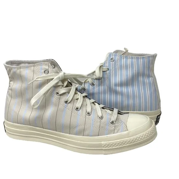 Converse Chuck 70 Retro Shoes For Men Skate High Stripes Canvas A00457C-WWSBBBBW