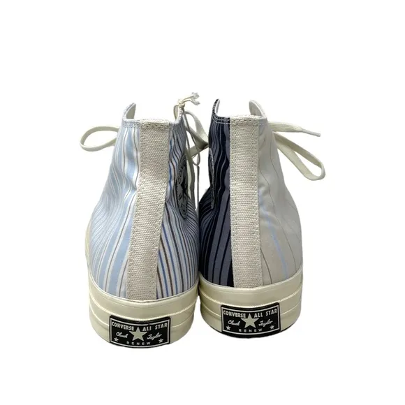 Converse Chuck 70 Retro Shoes For Men Skate High Stripes Canvas A00457C-WWSBBBBW
