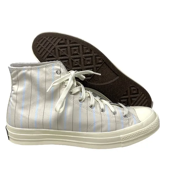 Converse Chuck 70 Retro Shoes For Men Skate High Stripes Canvas A00457C-WWSBBBBW