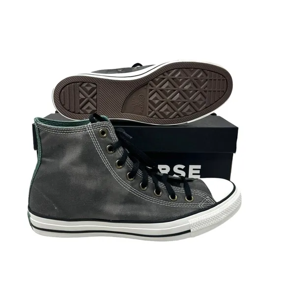 Converse Chuck Taylor Canvas Gray High Sneakers Skate Shoes Men's Size A06586C
