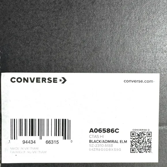Converse Chuck Taylor Canvas Gray High Sneakers Skate Shoes Men's Size A06586C
