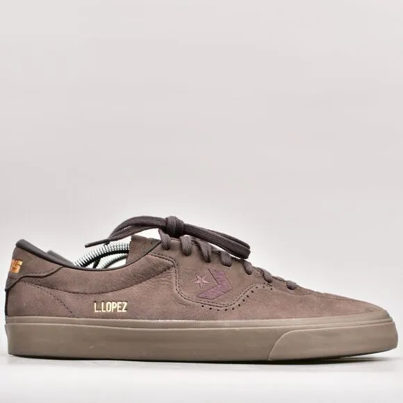 CONVERSE CONS LOUIE LOPEZ PRO MEN'S SIZE 12 LOW BROWN GUM SKATE SHOES SKATING