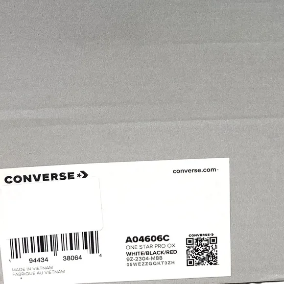 Converse CONS One Star Pro Shoes Low Skate Sneakers Men's Canvas White A04606C