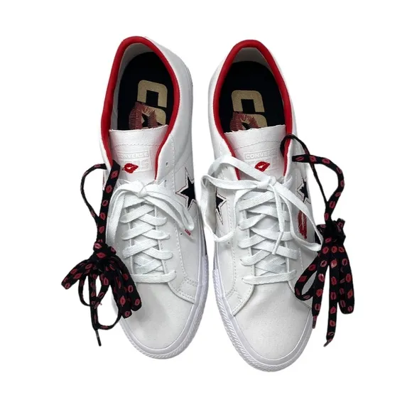 Converse CONS One Star Pro Shoes Low Skate Sneakers Men's Canvas White A04606C