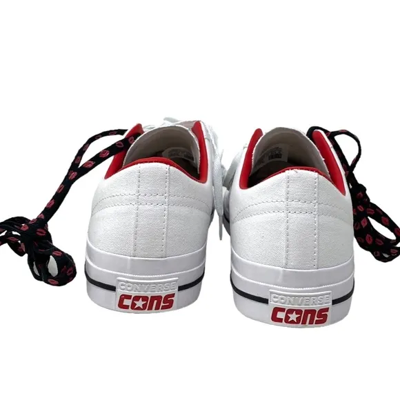Converse CONS One Star Pro Shoes Low Skate Sneakers Men's Canvas White A04606C
