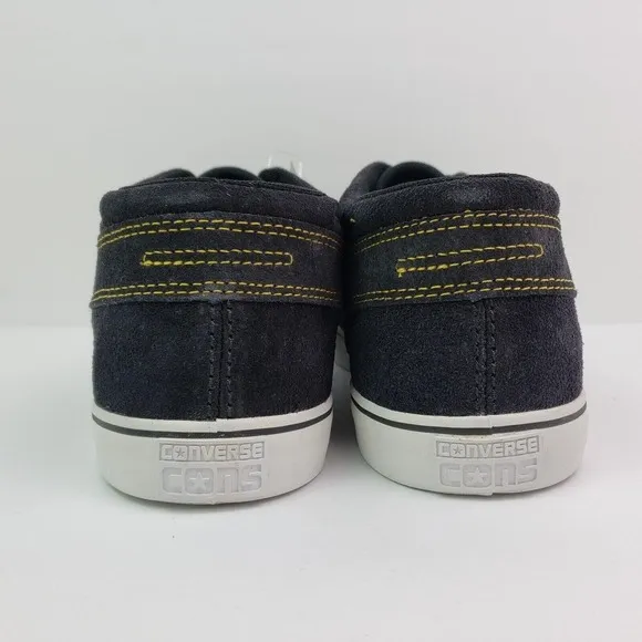Converse Cons Sea Star LS Mid Mens Sz 10.5 Womens Sz 12 Black Skate Sneaker Shoe