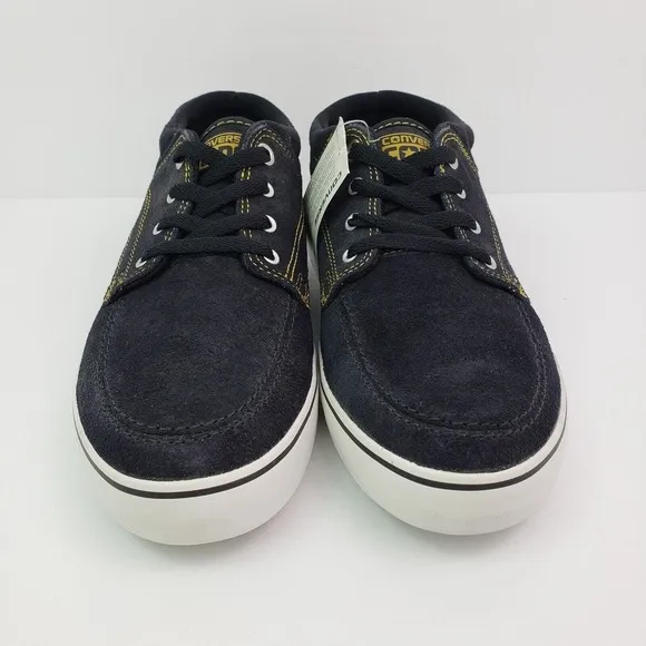Converse Cons Sea Star LS Mid Mens Sz 10.5 Womens Sz 12 Black Skate Sneaker Shoe