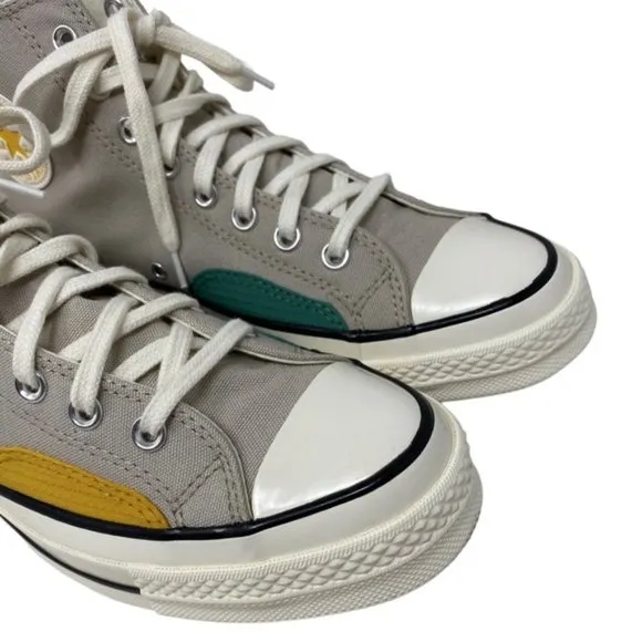 Converse Ctas 70 High Shoes Men’s Size Gray Multi Canvas Skate Sneakers A05122C
