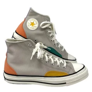 Converse Ctas 70 High Shoes Men’s Size Gray Multi Canvas Skate Sneakers A05122C