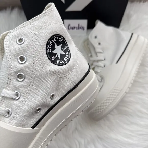 Converse CTAS Construct High Shoes Women's size 10.5 Men's 9 Skate White A02832C