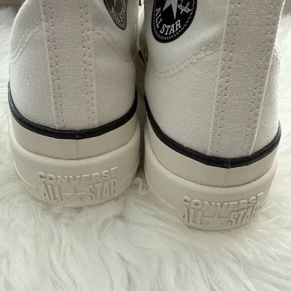 Converse CTAS Construct High Shoes Women's size 10.5 Men's 9 Skate White A02832C